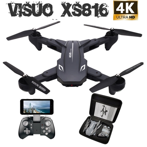 Visuo XS816 RC Drone with 50 Times Zoom WiFi FPV 4K