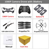 Visuo XS816 RC Drone with 50 Times Zoom WiFi FPV 4K