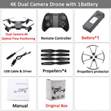 Visuo XS816 RC Drone with 50 Times Zoom WiFi FPV 4K