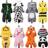 Cartoon Animal Dog Cat Costume for Small Dogs Cats