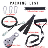 Fitness DIY Pulley Cable Machine Attachment System