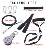 Fitness DIY Pulley Cable Machine Attachment System