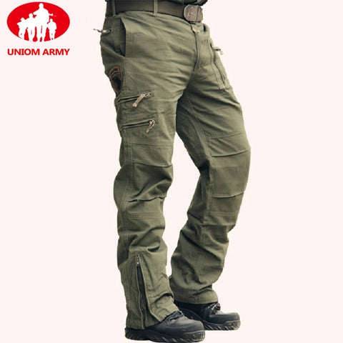 Tactical Pants Army Male Camo Jogger Plus Size Cotton