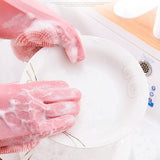 Magic Silicone Dishwashing Scrubbe
