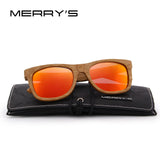 MERRYS DESIGN Men/Women Wooden Sunglasses Retro