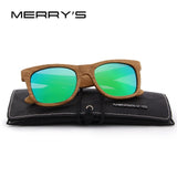 MERRYS DESIGN Men/Women Wooden Sunglasses Retro