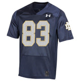 #83 Notre Dame Fighting Irish Under Armour College Football 150th Anniversary Replica Jersey - Navy