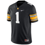 #1 Iowa Hawkeyes Nike Game Jersey - Black