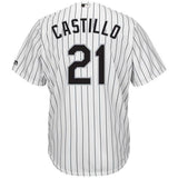 Welington Castillo Chicago White Sox Majestic Home Cool Base Player Jersey – White