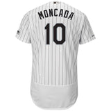 Yoan Moncada Chicago White Sox Majestic Home  Collection Flex Base Player Jersey - White/Black