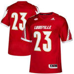 #23 Louisville Cardinals adidas Premier Jersey - Red