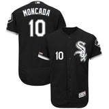 Yoan Moncada Chicago White Sox Majestic Home  Collection Flex Base Player Jersey - White/Black