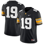 #19 Iowa Hawkeyes Nike Game Jersey - Black