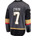 Valentin Zykov Vegas Golden Knights Fanatics Branded Home Breakaway Player Jersey - Black