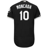 Yoan Moncada Chicago White Sox Majestic Home  Collection Flex Base Player Jersey - White/Black