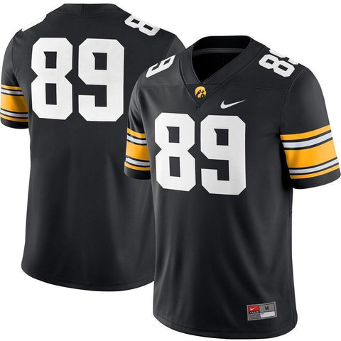 #89 Iowa Hawkeyes Nike Game Jersey - Black