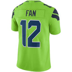 12s Seattle Seahawks Nike Vapor Untouchable Color Rush Limited Player Jersey - Neon Green