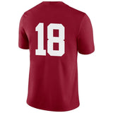 #18 Alabama Crimson Tide Football Game Jersey – Crimson