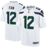 12s Seattle Seahawks Nike Limited Jersey - White