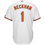 Tim Beckham Baltimore Orioles Majestic Home Cool Base Player Jersey - White