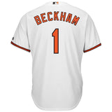 Tim Beckham Baltimore Orioles Majestic Home Cool Base Player Jersey - White