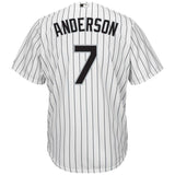 Tim Anderson Chicago White Sox Majestic Home Cool Base Replica Player Jersey - White