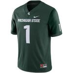 #1 Michigan State Spartans Nike Game Jersey - Green