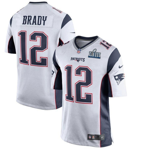 Tom Brady New England Patriots Nike Super Bowl LIII Bound Game Jersey - White