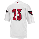 #23 Louisville Cardinals adidas Replica Football Jersey - White