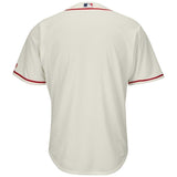 St. Louis Cardinals Majestic Official Cool Base Jersey - Cream