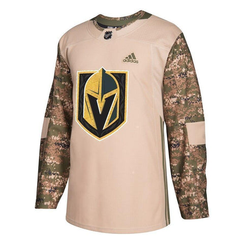 Vegas Golden Knights adidas Veterans Day Practice Jersey - Camo