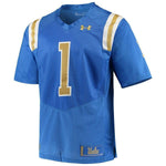 #1 UCLA Bruins Under Armour Premier Football Jersey - Blue