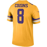 Kirk Cousins Minnesota Vikings Nike Inverted Legend Jersey - Gold