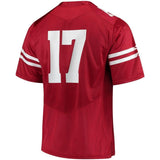 #17 Wisconsin Badgers Under Armour Replica Football Jersey - Red