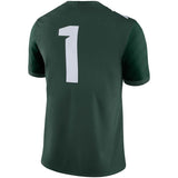 #1 Michigan State Spartans Nike Game Jersey - Green