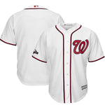 Washington Nationals Majestic 2019 Postseason Official Cool Base Team Jersey - White