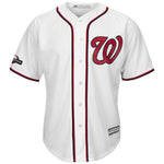 Washington Nationals Majestic 2019 Postseason Official Cool Base Team Jersey - White