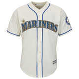 Yusei Kikuchi Seattle Mariners Majestic Official Cool Base Player Jersey – White/Cream