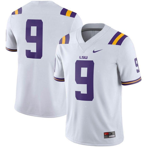 #9 LSU Tigers Nike Game Jersey - White