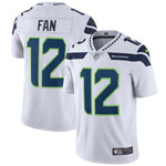 12s Seattle Seahawks Nike Vapor Untouchable Limited Player Jersey - White