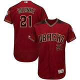 Zack Greinke Arizona Diamondbacks Majestic Alternate Collection Flex Base Player Jersey