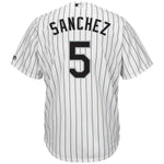 Yolmer Sanchez Chicago White Sox Majestic Home Cool Base Player Jersey – White