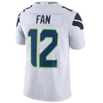 12s Seattle Seahawks Nike Vapor Untouchable Limited Player Jersey - White