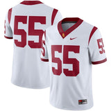 #55 USC Trojans Nike Game Jersey - White