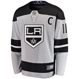 Anze Kopitar Los Angeles Kings Fanatics Branded Alternate Breakaway Player Jersey - Gray/Black