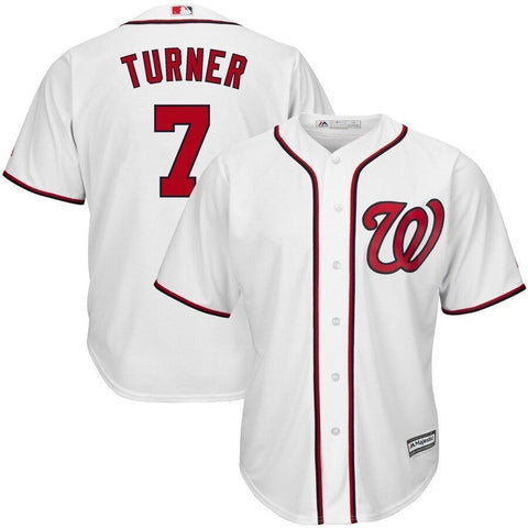 Trea Turner Washington Nationals Majestic Home Cool Base Player Jersey - White