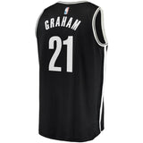 Treveon Graham Brooklyn Nets Fanatics Branded Fast Break Jersey - Icon Edition - Black