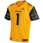 #1 Cal Bears Under Armour Team Replica Football Jersey - Gold