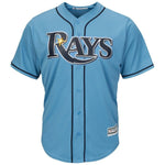 Tampa Bay Rays Majestic Official Cool Base Jersey - Light Blue