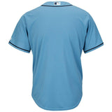 Tampa Bay Rays Majestic Official Cool Base Jersey - Light Blue